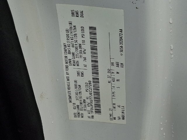 2018 Ford F-550SD XL DRW