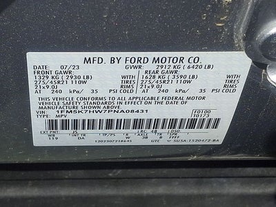 2023 Ford Explorer Platinum
