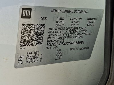 2022 Chevrolet Tahoe Z71