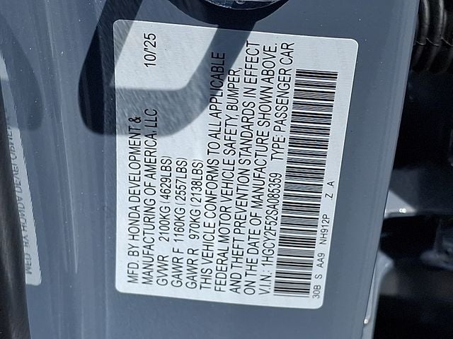 2025 Honda Accord Hybrid Sport