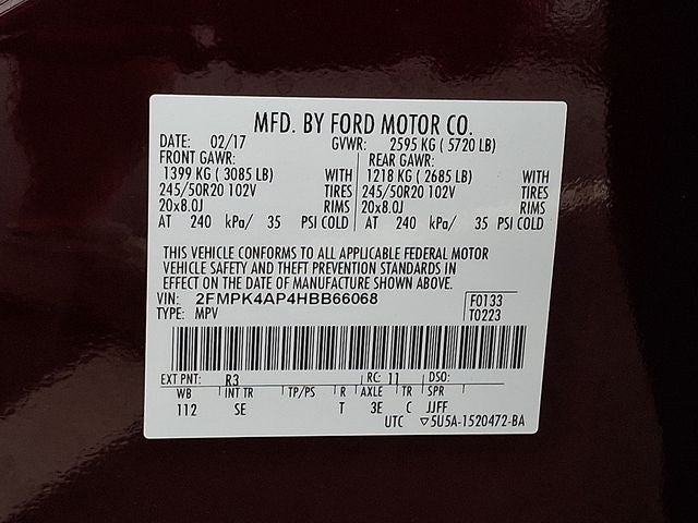 2017 Ford Edge Sport