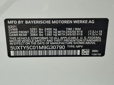 2021 BMW X3 xDrive30i