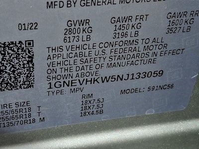 2022 Chevrolet Traverse LT Leather