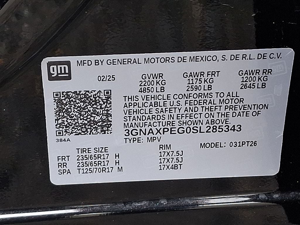 2025 Chevrolet Equinox LT