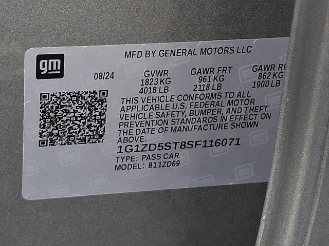 2025 Chevrolet Malibu LT 1LT