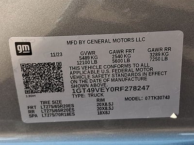 2024 GMC Sierra 3500HD AT4