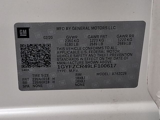 2020 Cadillac XT4 Premium Luxury