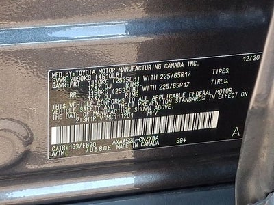 2021 Toyota RAV4 LE