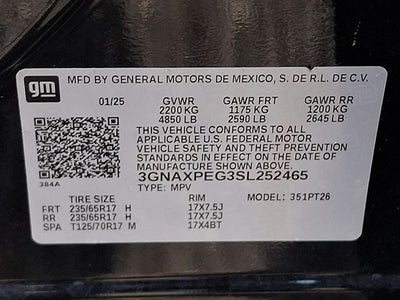 2025 Chevrolet Equinox LT