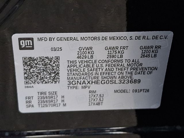 2025 Chevrolet Equinox LT