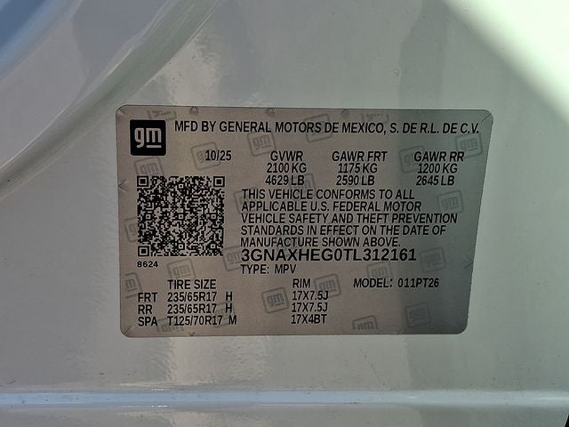 2026 Chevrolet Equinox LT