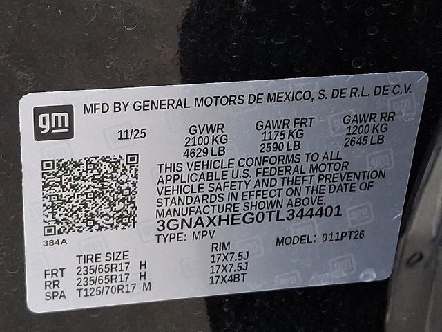 2026 Chevrolet Equinox LT