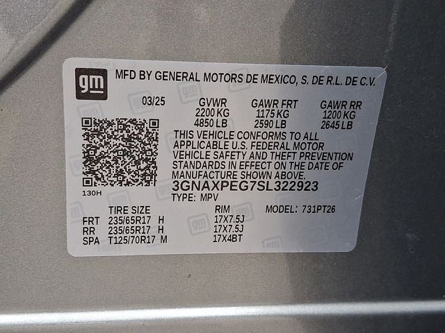 2025 Chevrolet Equinox LT