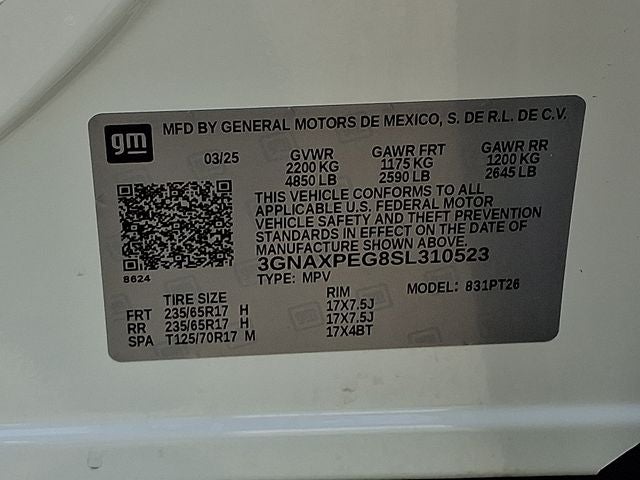 2025 Chevrolet Equinox LT