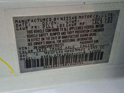 2024 Nissan Sentra SV
