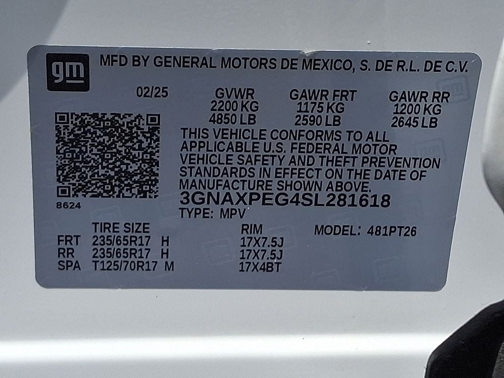 2025 Chevrolet Equinox LT