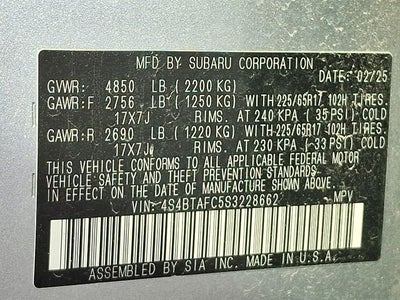 2025 Subaru Outback Premium
