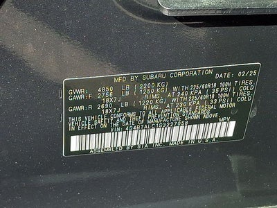 2025 Subaru Outback Onyx Edition