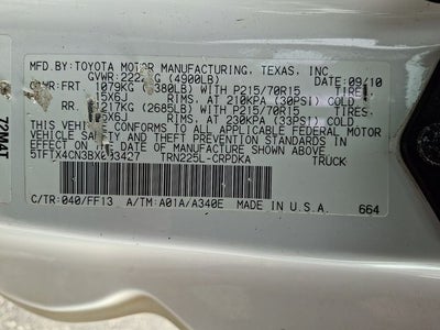 2011 Toyota Tacoma Base