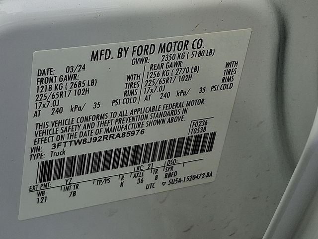 2024 Ford Maverick XLT