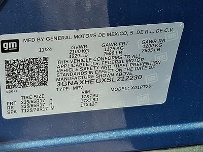 2025 Chevrolet Equinox FWD LT
