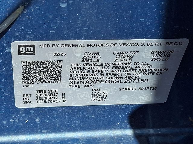2025 Chevrolet Equinox AWD LT