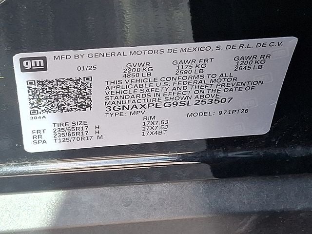 2025 Chevrolet Equinox AWD LT