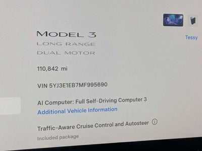 2021 Tesla Model 3 Long Range