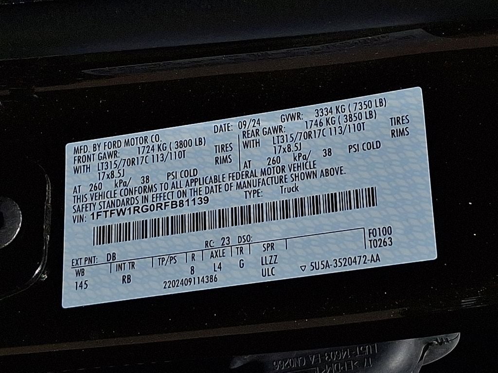 2024 Ford F-150 Raptor