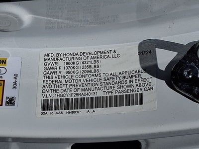 2024 Honda Accord LX