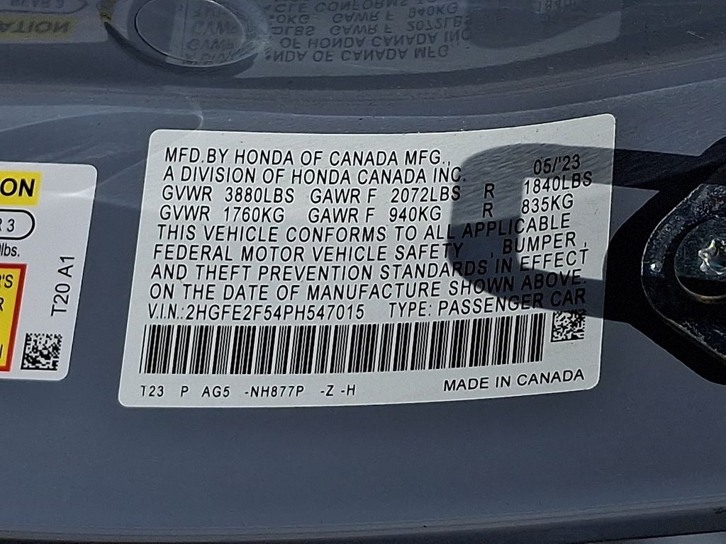 2023 Honda Civic Sport
