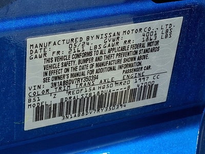 2024 Nissan Sentra SR