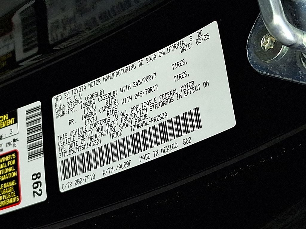 2025 Toyota Tacoma SR5