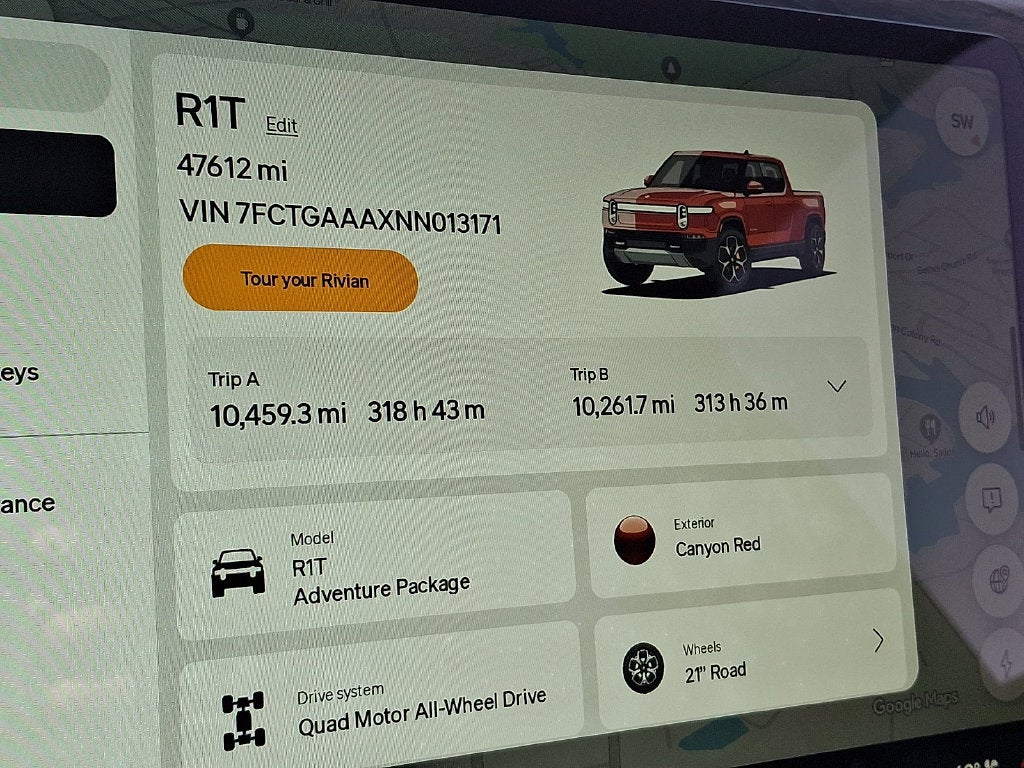 2022 Rivian R1T Adventure