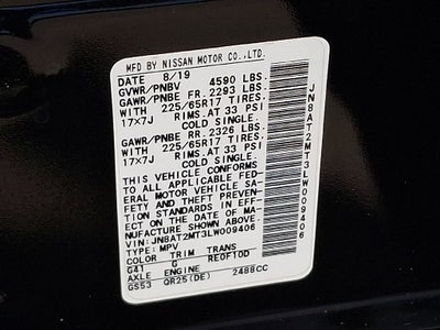 2020 Nissan Rogue SV