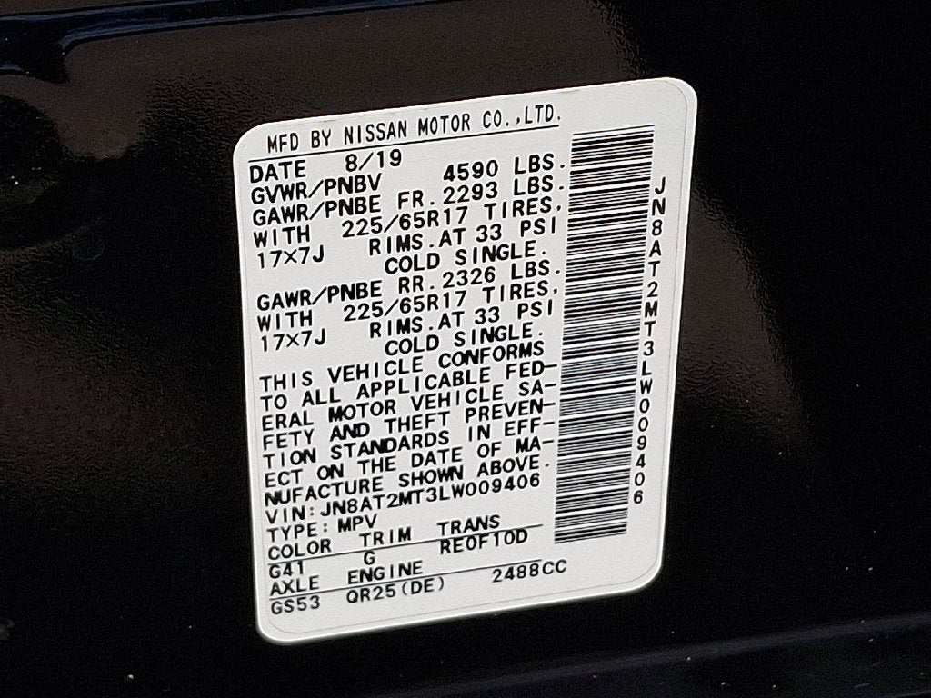 2020 Nissan Rogue SV