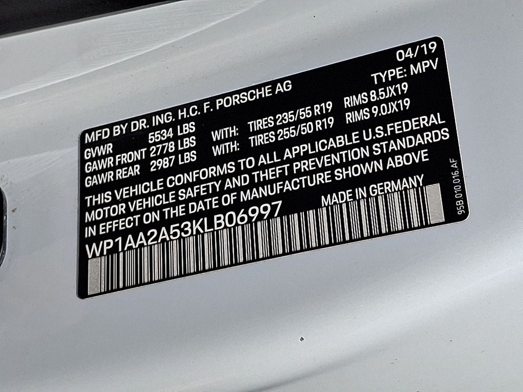 2019 Porsche Macan Base