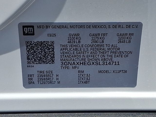 2025 Chevrolet Equinox FWD LT