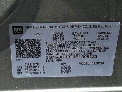 2025 Chevrolet Equinox AWD LT