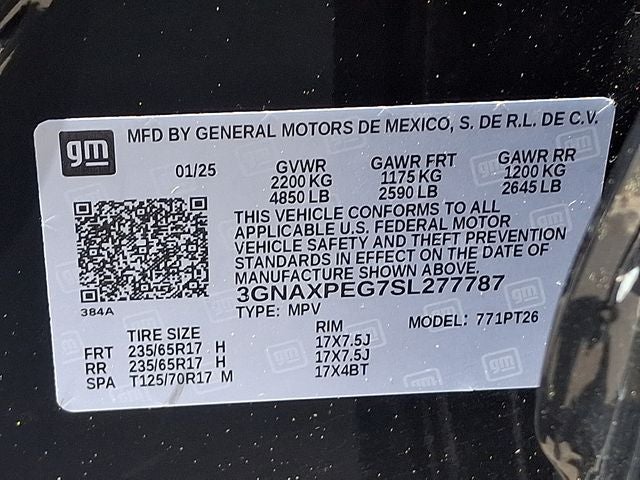 2025 Chevrolet Equinox AWD LT
