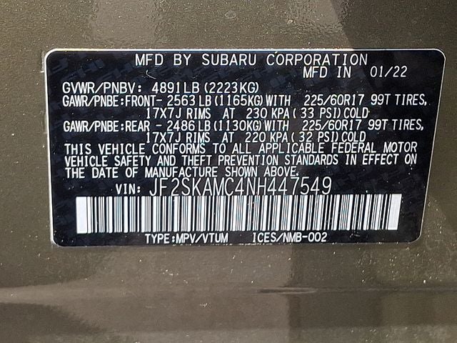 2022 Subaru Forester Wilderness
